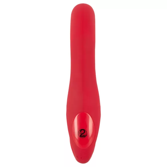 You2Toys bezsiksnas valkājams vibrators ar tālvadību, sarkans