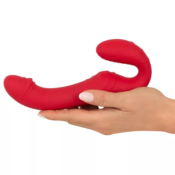 You2Toys bezsiksnas valkājams vibrators ar tālvadību, sarkans