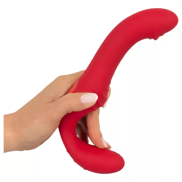 You2Toys bezsiksnas valkājams vibrators ar tālvadību, sarkans