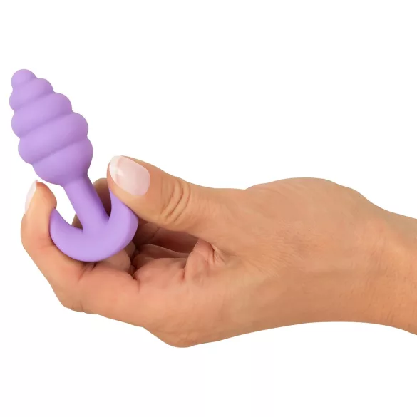 Cuties Mini Butt Plug - silikona anālais aizbāznis (violets, 2,8 cm)