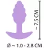 Cuties Mini Butt Plug - silikona anālais aizbāznis (violets, 2,8 cm)