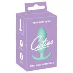 Cuties mini anālais plugiņš silikona menta krāsa 2,3 cm