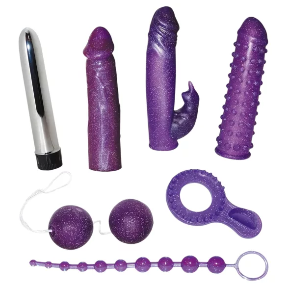 You2Toys - vibrators komplekts ar spīdumiem 7 daļas