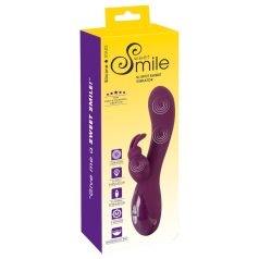   SMILE - uzlādējams vibrators ar 3 motoriem un klitora stimulatoru (violets)
