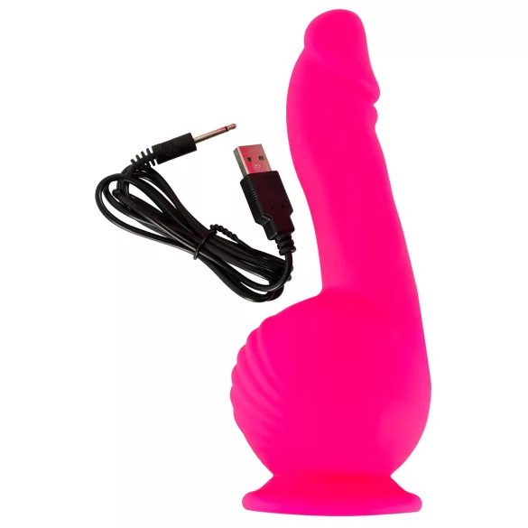 SMILE vibrators ar piesūcekni un diviem motoriem, uzlādējams, rozā