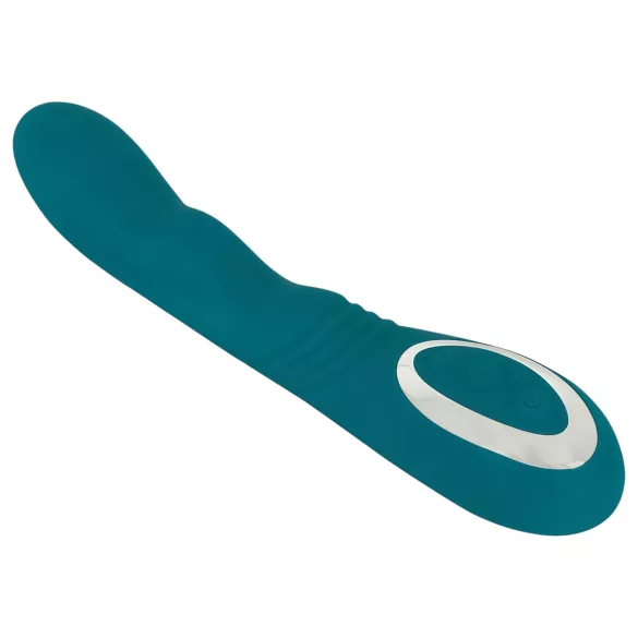 SMILE - uzlādējams ūdensizturīgs rotējošs G punkta vibrators zaļš