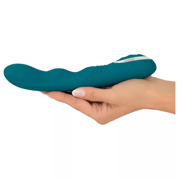 SMILE - uzlādējams ūdensizturīgs rotējošs G punkta vibrators zaļš