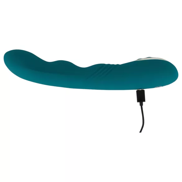 SMILE - uzlādējams ūdensizturīgs rotējošs G punkta vibrators zaļš