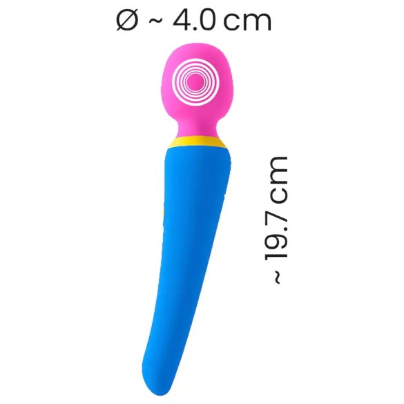 You2Toys vibrators masāžai, uzlādējams, ūdensizturīgs, krāsains