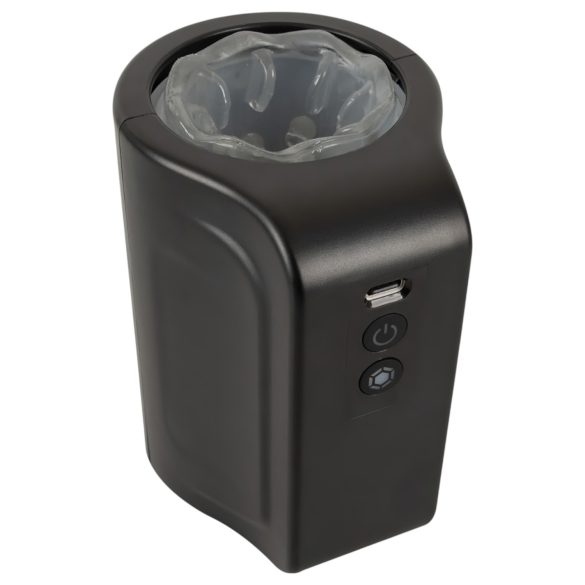 Rebel - vīriešu ūdensizturīgs rotējošs masturbators melns