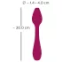 You2Toys Rosenrot - G-punkta vibrators, elastīgs, sarkans