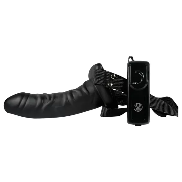 You2Toys - stimulējošais piesprādzējamais vibrators melns