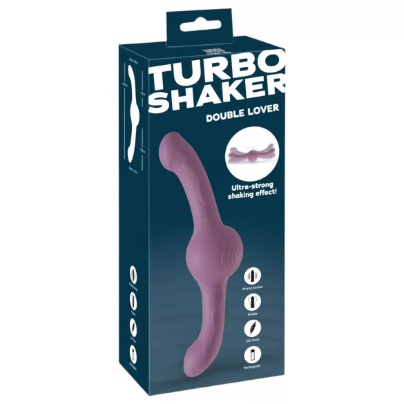 You2Toys divpusējs vibrators Turbo Shaker violets