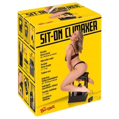 The Banger Sit-On-Climaxer - tīkla baudas mašīna (melna)