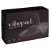 VibePad 3 - vibrējošais G-punkta spilvens ar akumulatoru un radio vadību melns