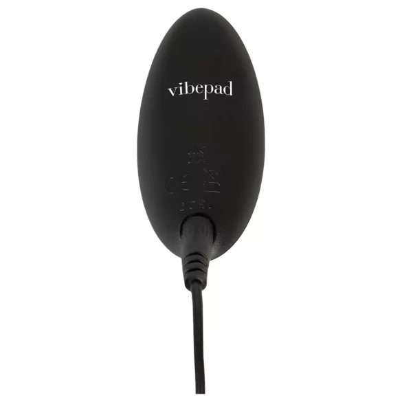 VibePad 3 - vibrējošais G-punkta spilvens ar akumulatoru un radio vadību melns