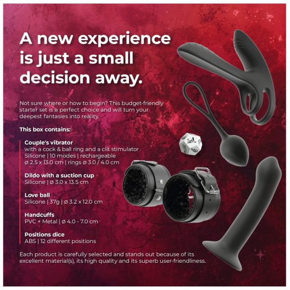 Magic Shiver Together - seksu komplekts pāriem (5 daļas)