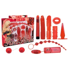  You2Toys - vibrators komplekts 9 daļas sarkans rožu dizains