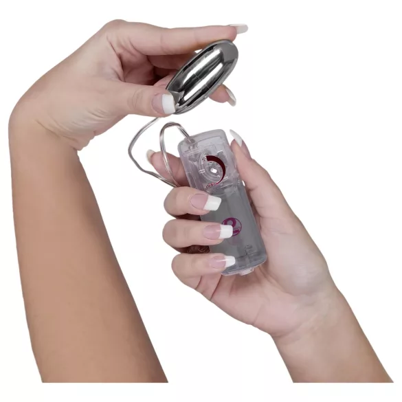 You2Toys - vibrācijas ola Silver Star sudraba krāsā