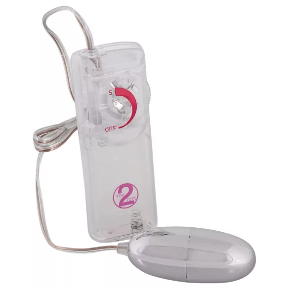 You2Toys - vibrācijas ola Silver Star sudraba krāsā
