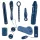 You2Toys - vibrators komplekts 9 gabali midnight blue