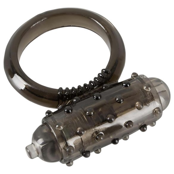 You2Toys - silikona vibrējošs erekcijas gredzens melns