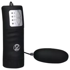 You2Toys - vibro olas ar vadību melns samtains