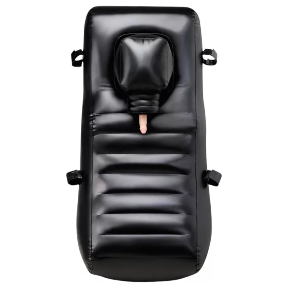 NMC - Louisiana Lounger - seksa mašīna ar iebūvētu vibratoru (melna)