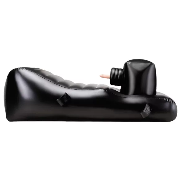 NMC - Louisiana Lounger - seksa mašīna ar iebūvētu vibratoru (melna)