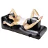 NMC - Louisiana Lounger - seksa mašīna ar iebūvētu vibratoru (melna)