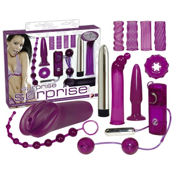 You2Toys - vibrators komplekts 12 gab. erotiski pārsteigumi