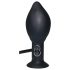 You2Toys True Black - anālais vibrators ar pumpi melns