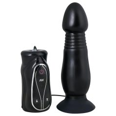   You2Toys - anālais vibrators ar stumdīšanas funkciju melns