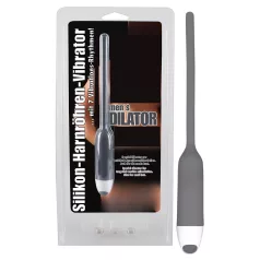   You2Toys - silikona urīnizvadkanāla dilators ar vibrāciju pelēks 6mm