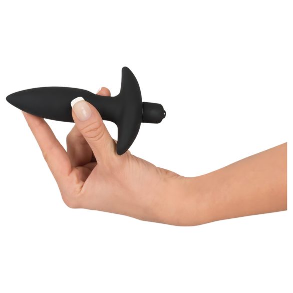 Black Velvets anālais vibrējošais plug maza izmēra