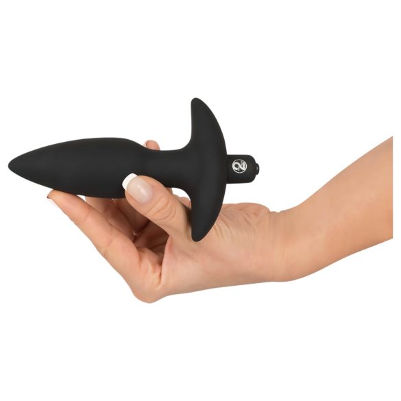 Black Velvets anālais vibrators plug vidējs