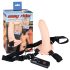 You2Toys - uzliekamais strap-on vibrators ar vibratoru, dabīga krāsa