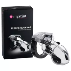 mystim elektro šoka dzimumlocekļa būris Pubic Enemy No 1