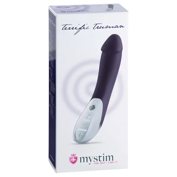mystim Terrific Truman - vibrators ar 2 motoriem zilā krāsā