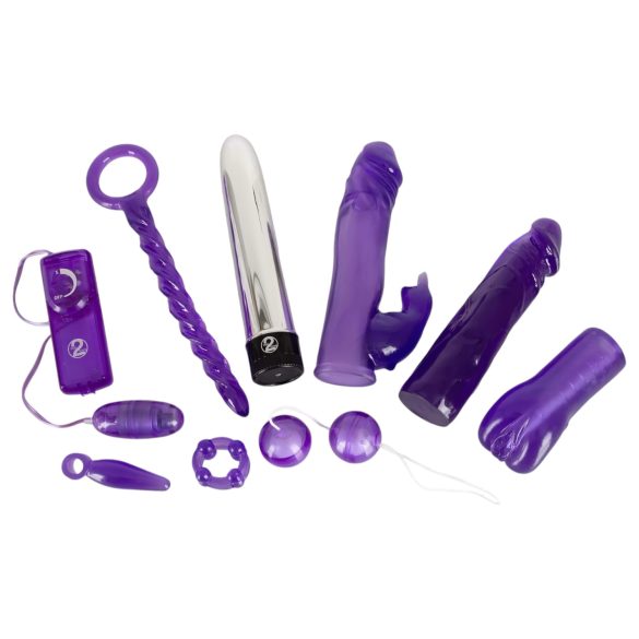 You2Toys - vibrators komplekts 9 gabali violetais