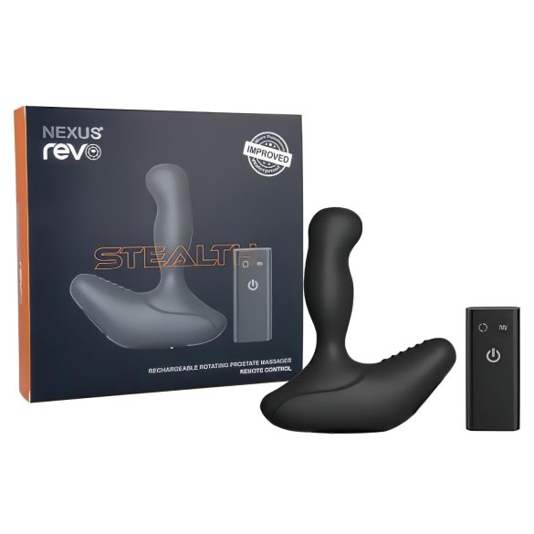 Nexus Revo Stealth - prostatas vibrators ar tālvadību un rotējošu galvu