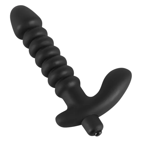 Black Velvets vibrators ar rievojumu vidējs melns
