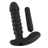 Black Velvets vibrators ar rievojumu vidējs melns