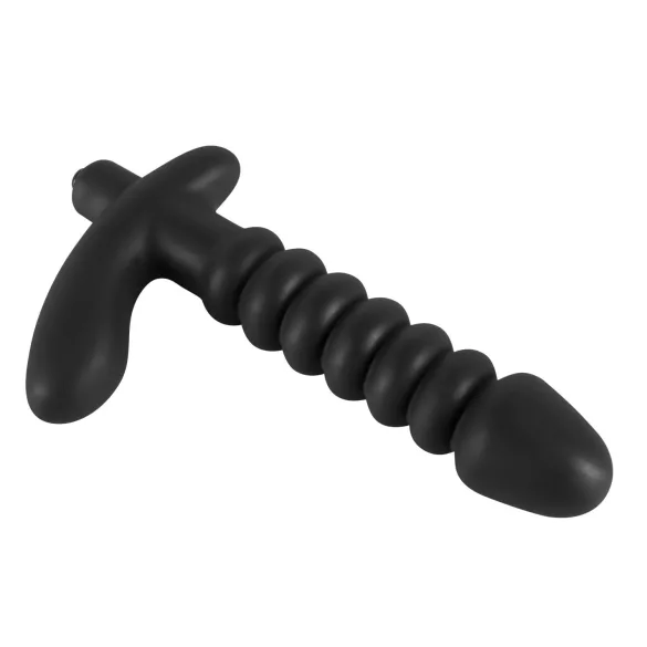 Black Velvets vibrators ar rievojumu vidējs melns