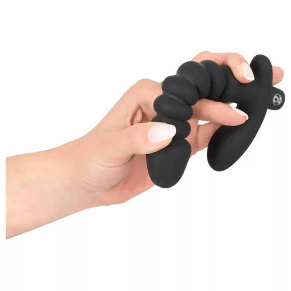 Black Velvets vibrators ar rievojumu vidējs melns