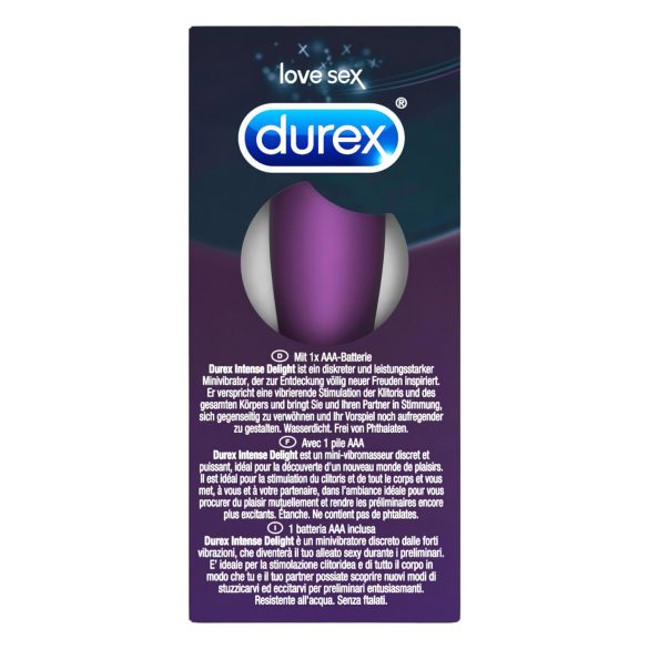 Durex Intense Delight Bullet - mini vibrators sievietēm lillā