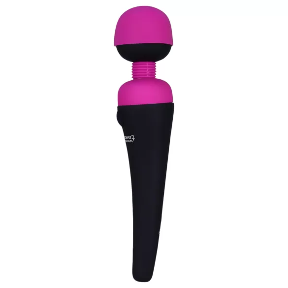 PalmPower masāžas vibrators uzlādējams rozā melns