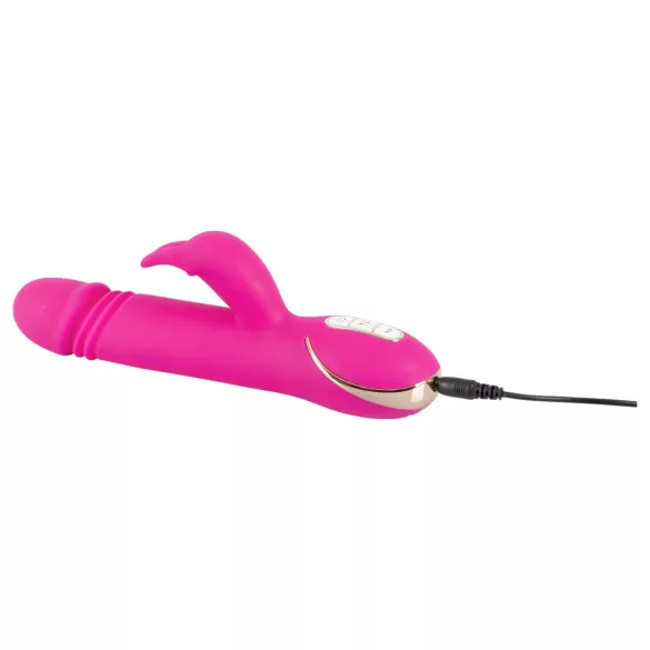 Vibe Couture trušu lökšķības vibrators ar ausīm rozā