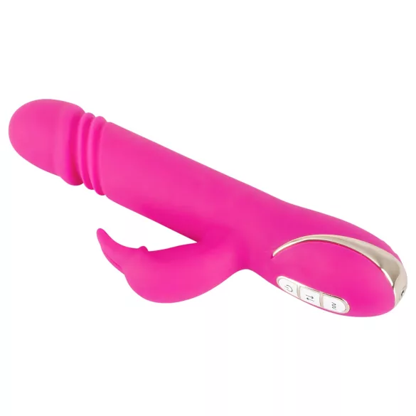 Vibe Couture trušu lökšķības vibrators ar ausīm rozā