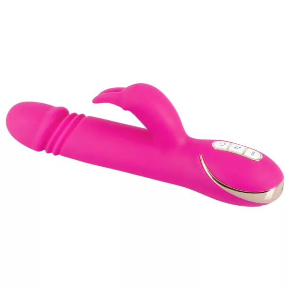 Vibe Couture trušu lökšķības vibrators ar ausīm rozā